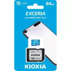 Kioxia 64Gb Exceria Microsdxc Uhs-1 C10 100Mb-Sn Hafıza Kartı