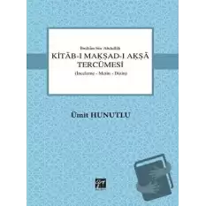 Kitab-ı Makşad-ı Akşa Tercümesi