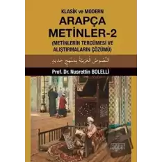 Klasik ve Modern Arapça Metinler-2