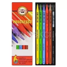 Koh-I Noor Set Of Woodless Coloured Pencils 8755 6