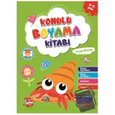 Konulu Boyama Serisi - Yeşil Kitap 5-6 Yaş