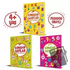 Konuşan Etkinlikler Serisi (4+ Yaş) (3 Kitap Takım)