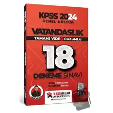 KPSS 2024 Genel Kültür Vatandaşlık Tamamı Video Çözümlü 18 Deneme