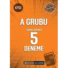 KPSS A Grubu Tamamı Çözümlü 5 Deneme