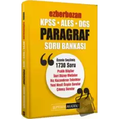 KPSS ALES DGS Ezberbozan Paragraf Soru Bankası