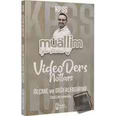 KPSS Eğitim Bilimleri Muallim Ölçme ve Değerlendirme Video Ders Notları