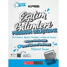 KPSS Eğitim Bilimleri Program Geliştirme Ders İzleme Defteri