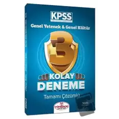 KPSS Genel Yetenek Genel Kültür Kolay 3 Deneme Çözümlü