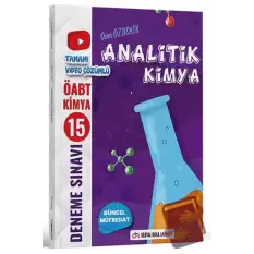 KPSS ÖABT 2024 Analitik Kimya Video Çözümlü 15 Branş Deneme