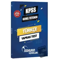 KPSS Türkçe Yaprak Test