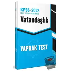 KPSS Vatandaşlık Yaprak Test