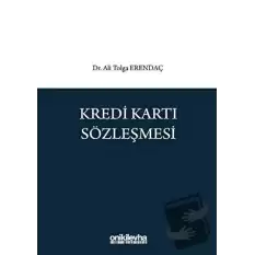 Kredi Kartı Sözleşmesi (Ciltli)