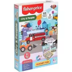 Ks Games Baby Puzzle City & People Fisher-Price Lisanslı Ür