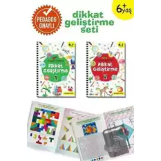 Küçük Dahiler Dikkat Geliştirme Seti (2 Kitap Takım) 6+ Yaş (Pedagog Onaylı)