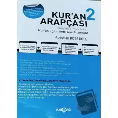 Kur’an Arapçası 2 (Kitap + Çözüm Kitabı)