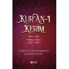 Kuran-ı Kerim Türkçe Meali