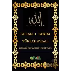 Kuran-ı Kerim Türkçe Meali