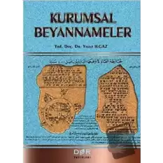 Kurumsal Beyannameler