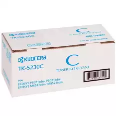 Kyocera Tk-5230C Cyan Mavi Orjinal Fotokopi Toneri Ecosys M5521Cdn-5521Cdw P5021Cdn-5021Cdw 2.200 Sa