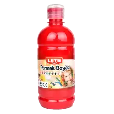 Lets Parmak Boyası 500 Ml Kırmızı L-5004