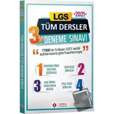 LGS Tüm Dersler 3lü Deneme