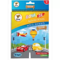 Lino Boyama Kitabı Boya & Sil Aktivite Araçlar Silinebilir Bs-1001 - 10lu Paket