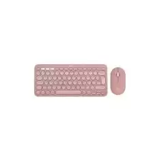 Logitech 920-012247 Pebble 2 Combo Pembe Kablosuz Klavye Mouse Seti