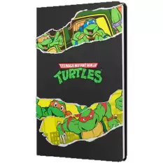 Mabbels Sert Kapak Butik Defter Ninja Turtles Siyah 80 Yp 15X21 Dft-388234