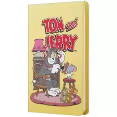 Mabbels Sert Kapak Mini Defter Tom And Jerry Sarı 80 Yp 9X14 Dft-388357