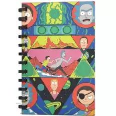 Mabbels Spiralli Defter Rick And Morty Kırmızı 80 Yp 17X24 Dft-388517