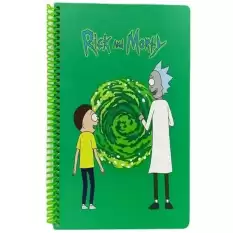 Mabbels Spiralli Defter Rick And Morty Yeşil  80 Yp 17X24 Dft-388524