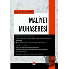 Maliyet Muhasebesi Mustafa Savcı