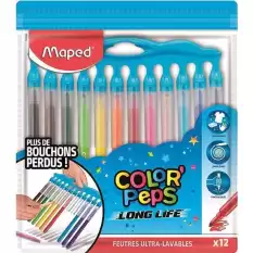 Maped Keçeli Kalem 12 Li Long Lıfe Inno 845045