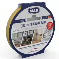 Mas Çift Taraflı Köpük Bant 15 Mm X 5 M 2642