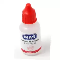 Mas Istampa Mürekkebi 20 Ml Kırmızı 464 - 10lu Paket