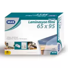 Mas Laminasyon Filmi 125 Mic 65X95 7702 - 100lü Paket