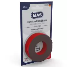 Mas Montaj Bandı Dış Mekan Güçlü 19 Mm X 1,5 M 2661