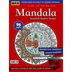 Maxi Mandala Desenlerle Boyama Terapisi 1