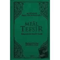 Meal Tefsir - Muhtasar Hak Dini Kur’an Dili (Yeşil Renk) (Ciltli)