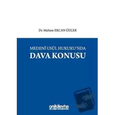 Medeni Usul Hukukunda Dava Konusu (Ciltli)