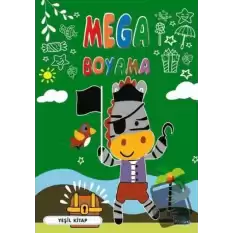 Mega Boyama-Yeşil Kitap