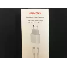 Megatech 20W Usb-C Power Adaptör+Usb-C To Lightning Kablo