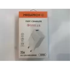 Megatech Cc035 35W Usb Ev Şarj Kafa 3.1A Hızlı Şarj