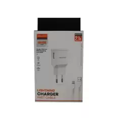 Megatech Ec02 Model 2.1A Lightning Usb Kablo + Ev Şarj Adaptörü Hızlı Şarj