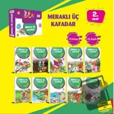 Meraklı Üç Kafadar Serisi (10 Kitap - Etkinlik Testi - Değerlendirme Testi)