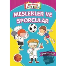 Meslekler ve Sporcular - Okul Öncesi Boya-Öğren