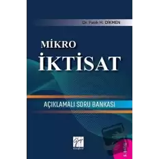 Mikro İktisat Açıklamalı Soru Bankası