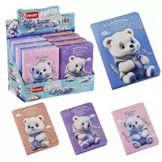 Mikro Not Defteri Puffy Cute Bear Gırl Pf-20