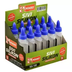 Mikro Yedek Silikon Sıvı 100 Gr Ss-100 - 12li Paket