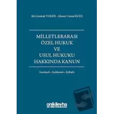 Milletlerarası Özel Hukuk ve Usul Hukuku Hakkında Kanun